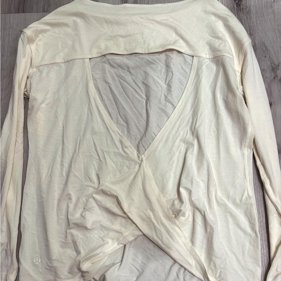 Lululemon Modal-Blend Open-Back Long Sleeve Shirt - Picture 4 of 4